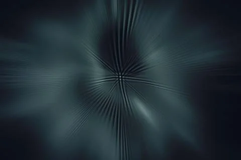 Central radial groove pattern is radiating outward in flat design with dark teal Stock Illustration