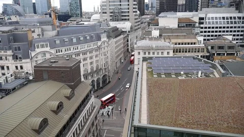 Central roads and buildings. Stock Footage 74226378