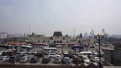 Central square Vídeo Stock 90742201