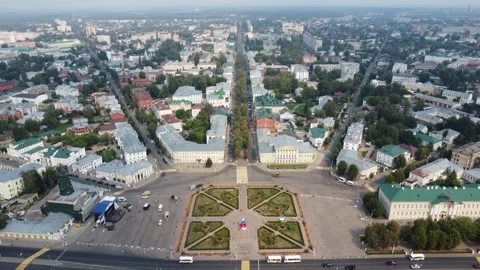 Central square if the old city Stock Footage 218378175