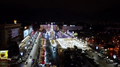 Central square of Kharkіv Stock Footage 204722020
