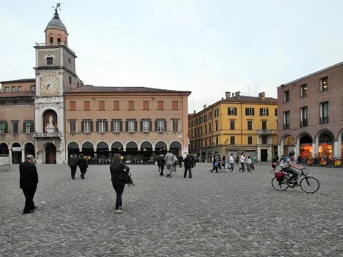 Central square of Modena 写真素材