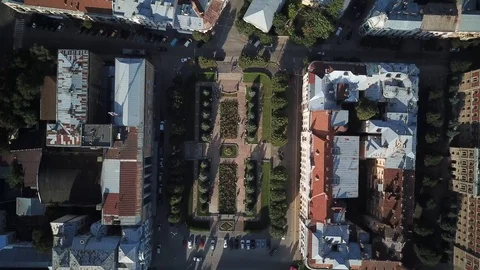 Central square in the old town Stock Footage 114651630