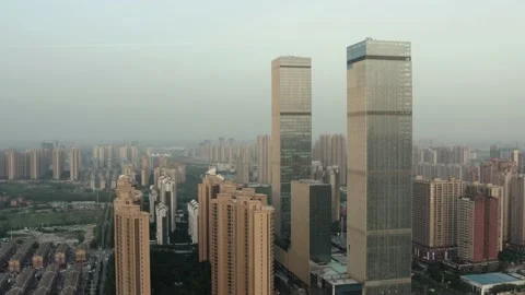 The Central Square of Yunda In Changsha Stock Footage 168115815