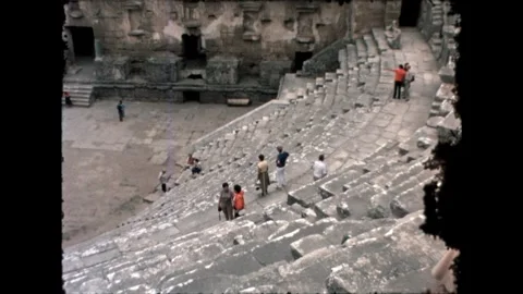 Central Stage of Amphitheater Stock Footage 278040165