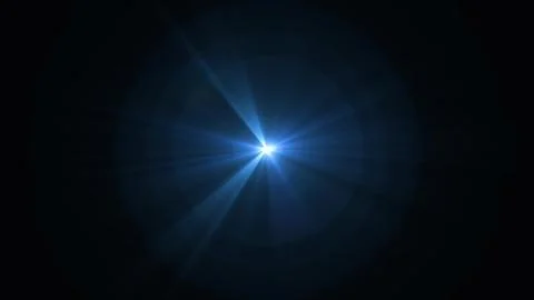 Central star shine optical lens flares shiny bokeh illustration art background Stock Illustration