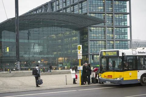 Central Station in Berlin Stock Photos