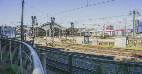 Central Station in Cologne Stock Footage 55826067