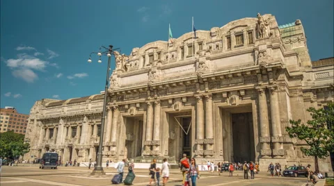 Central station Milan Video stock 54663664
