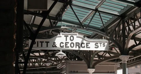 Central Station Sydney Structure Stock Footage 229226315
