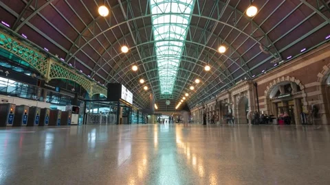 Central station time lapse Video stock 153064895