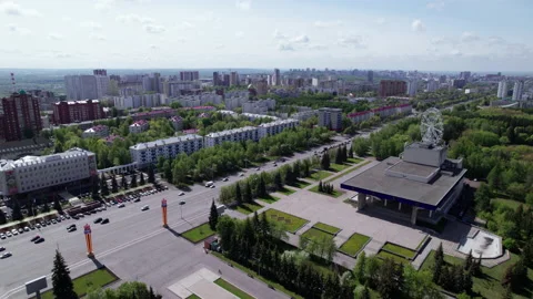 Central street of the city Stock Footage 219737853