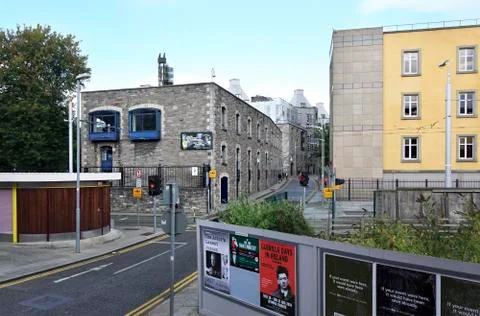 Central streets of Dublin Foto stock