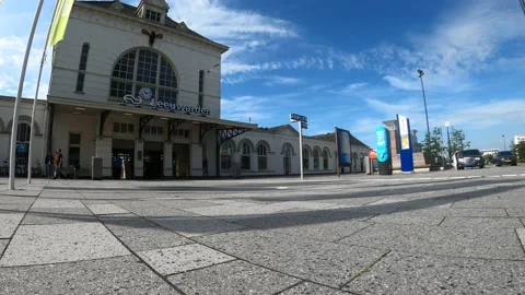 Central train station Leeuwarden Stock Footage 157758987