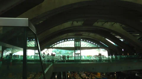 Central transport station Stock Footage 30319209