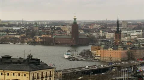 Centralbron, Stockholm Stock Footage 11332598