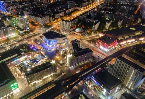 The centre of Berlin Germany up view. Stock Photos