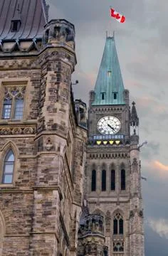 Centre block power Stock Photos