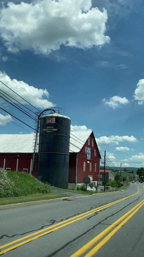Centre Hall Old Fort Barn State College Stock Footage 244786917