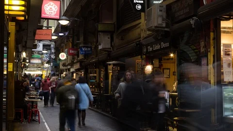 Centre Place Time-lapse Stock Footage 89873175