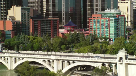 Centre Street Bridge 스톡 동영상 32210251