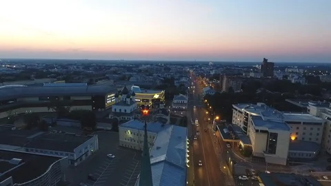 The centre of Yaroslavl Stock Footage 101672120