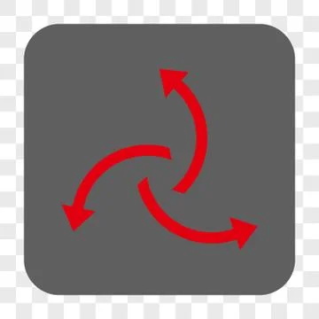 Centrifugal Arrows Interface Toolbar Button Stock Illustration