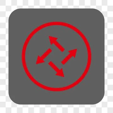 Centrifugal Arrows Interface Toolbar Button 스톡 일러스트