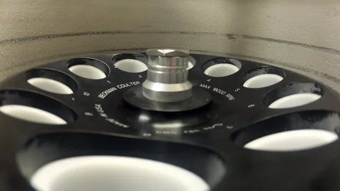 Centrifuge CU Stock Footage 86483813