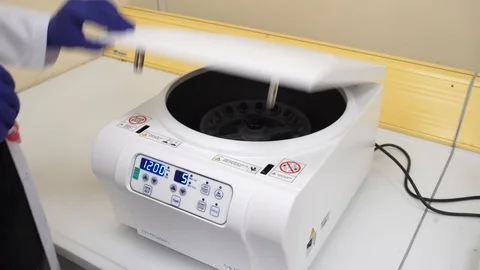 Centrifuge machine Stock Footage 113477961