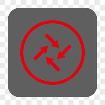 Centripetal Arrows Interface Toolbar Button Stock Illustration