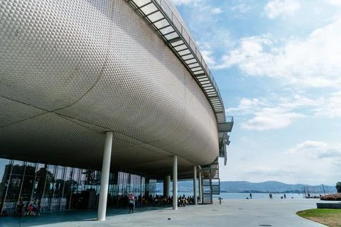 The Centro Botin in the bay of Santander Stock Photos