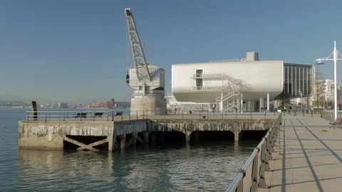 Centro Botin in Santander, Spain Stock Footage 105524159