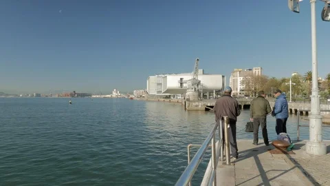 Centro Botin in Santander, Spain Stock Footage 105524212