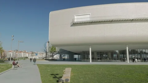 Centro Botin in Santander, Spain Stock Footage 105524817
