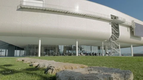 Centro Botin in Santander, Spain Stock Footage 105524857