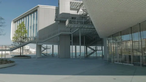 Centro Botin in Santander, Spain Stock Footage 105524950