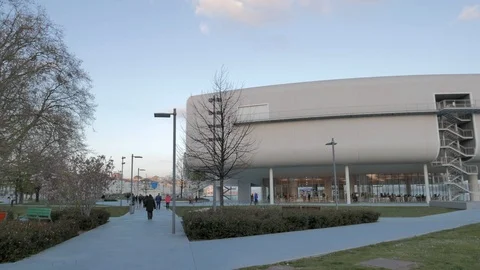 Centro Botin in Santander, Spain Stock Footage 105525553