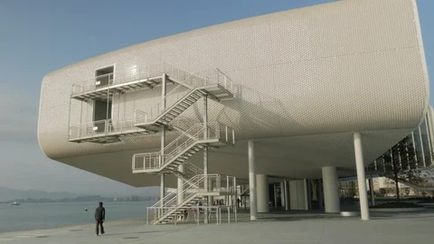 Centro Botin in Santander, Spain Stock Footage 105552230