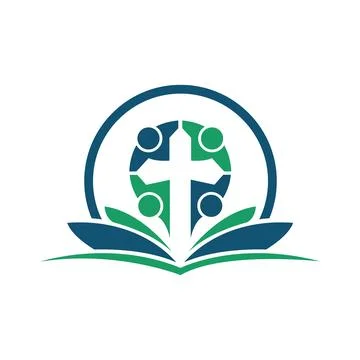 Centro trap Utica logo vector illustration or church book vector logo design Stock Illustration