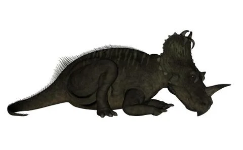 Centrosaurus dinosaur - 3D render Stock Illustration