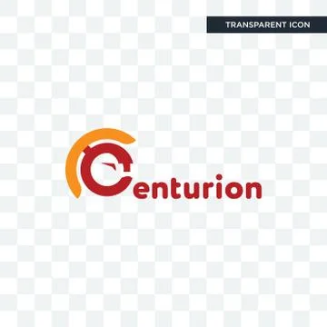 Centurion vector icon isolated on transparent background, centurion logo desi Stock Illustration