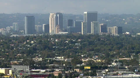 Century City Stock Footage 24202890