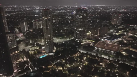 Century City lights Vídeos de archivo 337985154