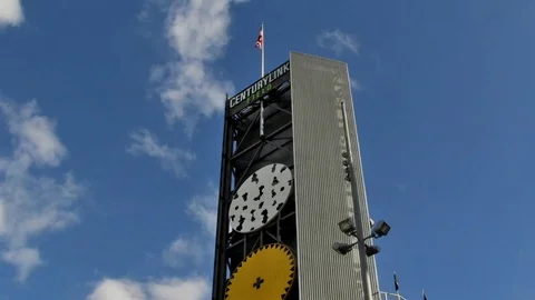 CenturyLink Field HyperLapse Seattle Stock Footage 81796309