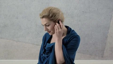 CEO taking a call Stock Illustration