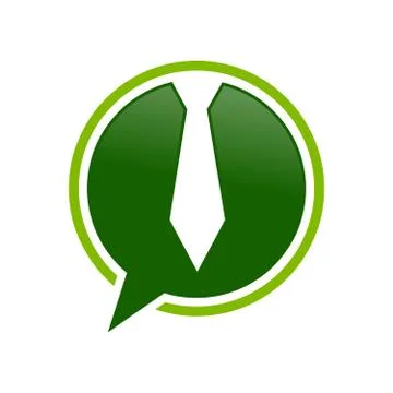 CEO Talk Bubble Chat Green Symbol Design Stock Illustration