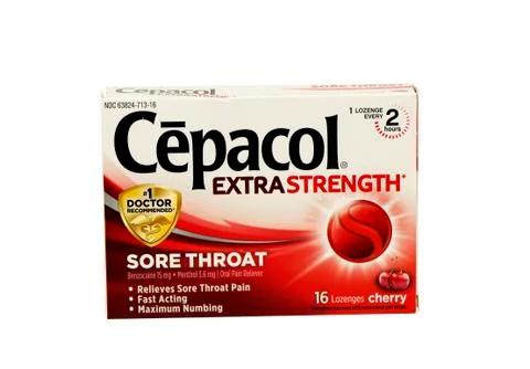 Cepacol cough drops Stock Photos