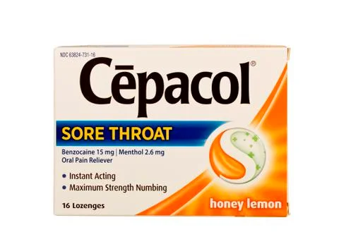 Cepacol lozenges Stock-Fotos