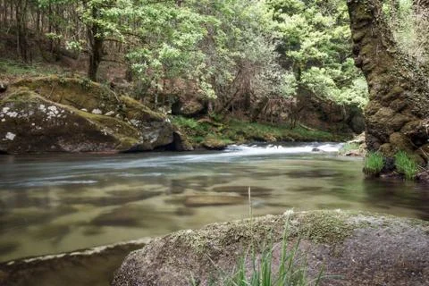 Cequeril river. Stock Photos